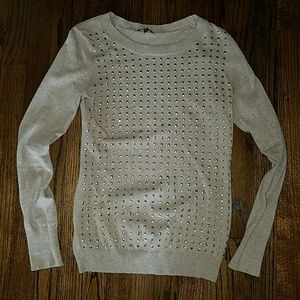 Express Sweater with studded detail.  So cute!